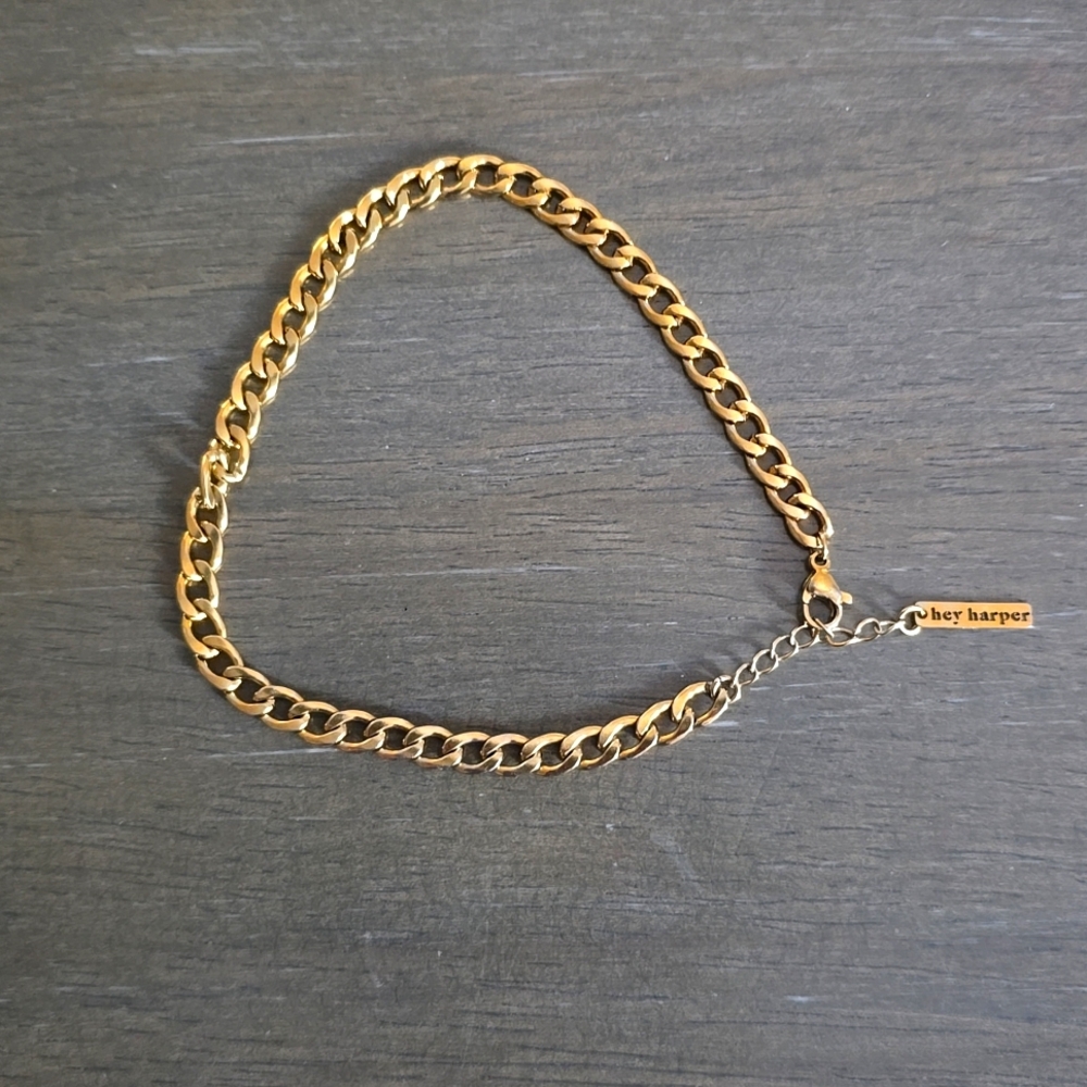 Hey Harper Capri Anklet 14kt Plating